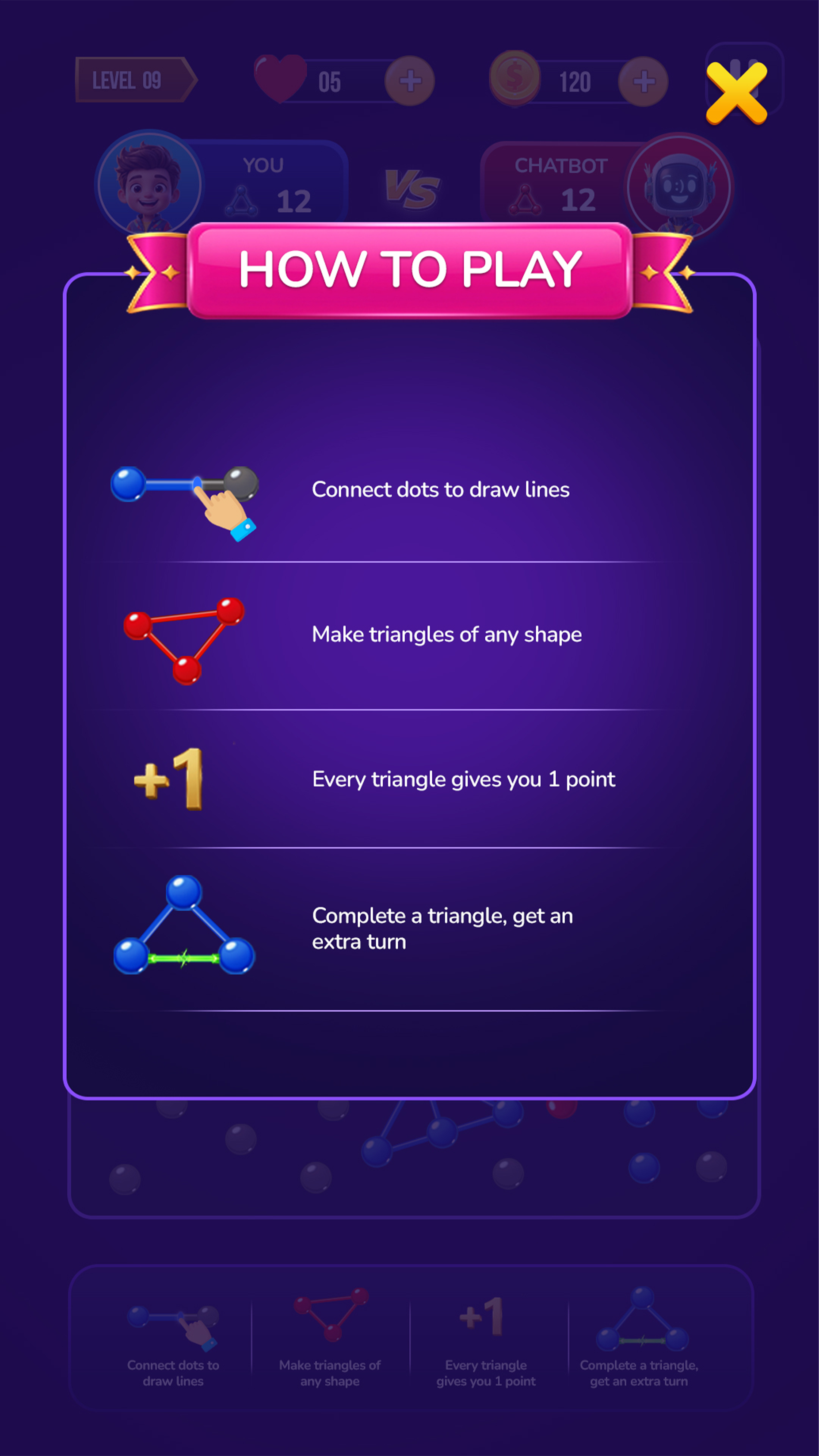 TriLink in-game How to Play guide